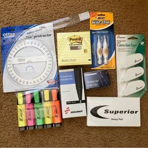 School and office supply bundle